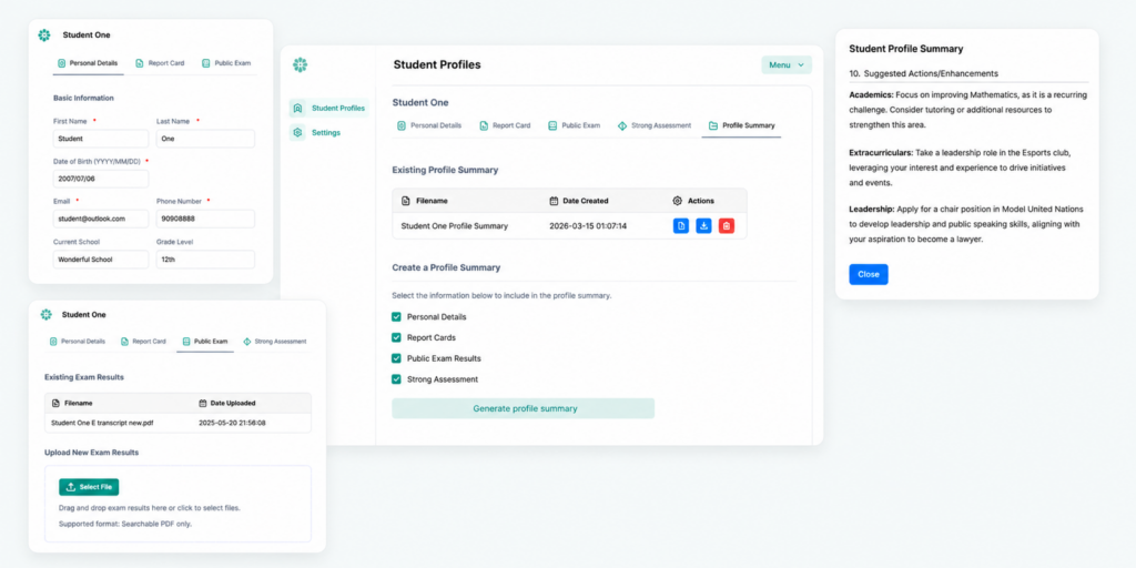Student Insight and Planning Tool